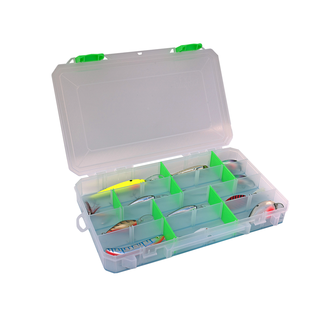 Large 4-in-1 Deep Tackle Box w/TakLogic Technology by Lure Lock at