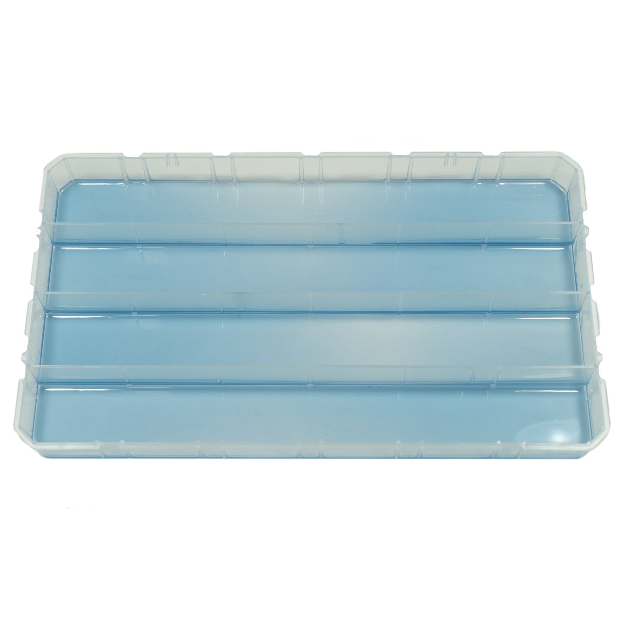  Lure Lock LL1DWD Large Deep Box- 3 in 1 w/Ocean Blue Tak Logic  Liner, Clear w/Green Accent, Dividers Only : Everything Else
