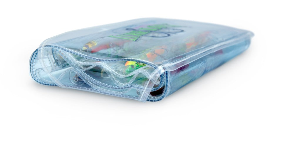 Reusable Plastic Zip Lock Fishing Lure Storage Bags , Transparent
